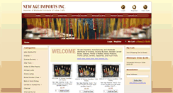 Desktop Screenshot of newageincense.com
